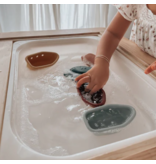 nouka Silicone Stacking Boats Bath and Water Toy | Moon Set