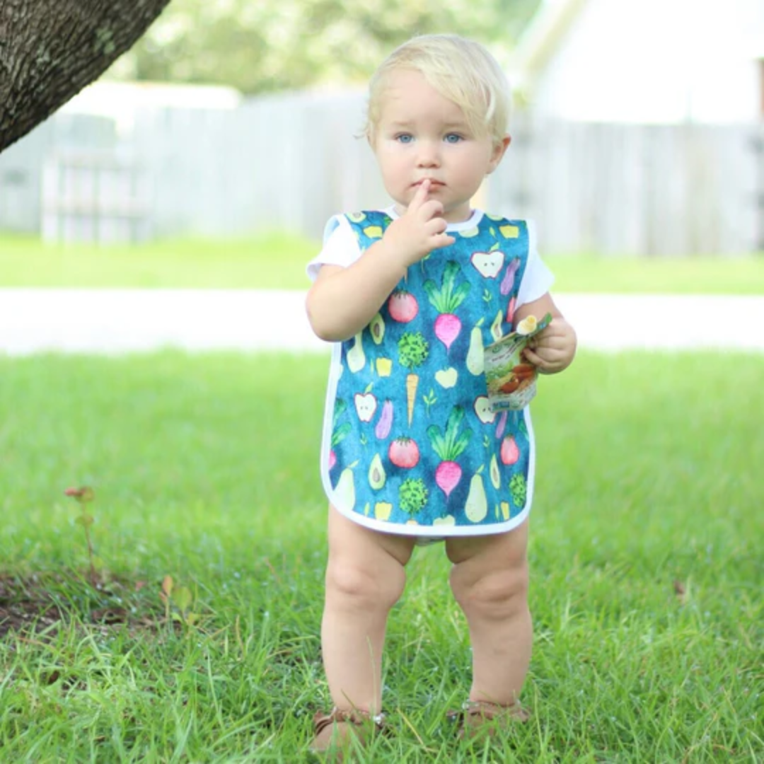 BapronBaby Bapron Bib Apron | Toddler (6m-3T) organic produce