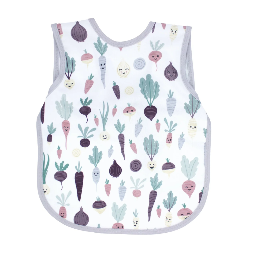 BapronBaby Bapron Bib Apron | Toddler (6m-3T) root veggies