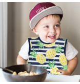BapronBaby Bapron Bib Apron | Toddler (6m-3T) | Summer Stripes Pineapple