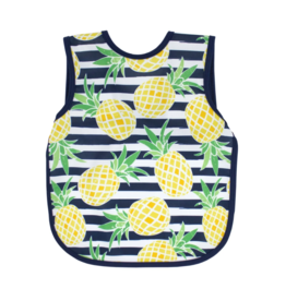 BapronBaby Bapron Bib Apron | Toddler (6m-3T) | Summer Stripes Pineapple