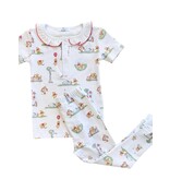 Baby Loren Honey Bear 2 Piece Pajama Set Pink