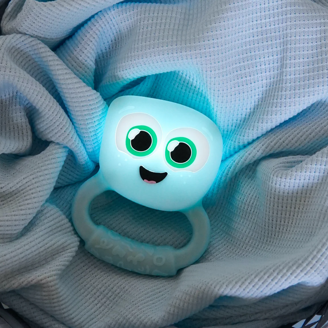 Glo Pals Glo Pals Light Up Sensory Rattle | Blair (Blue)