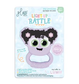 Glo Pals Glo Pals Light Up Sensory Rattle | Lumi (Purple)