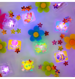 Glo Pals Glo Pals Light-Up Sensory Cubes 6 pack | Flower Power Limited Edition