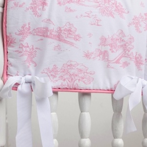 Maison Nola Storyland Toile Crib Rail Cover