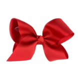 Baby Wisp Americana Boutique Ribbon Bow Alligator Clip Red