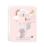 Baby Greeting Card | Bunny & Balloons