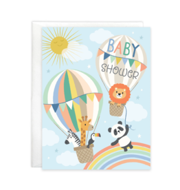 Baby Greeting Card | Baby Shower Balloons