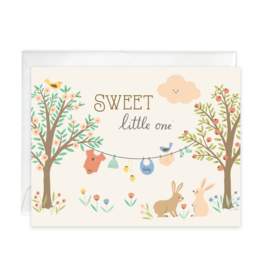 Baby Greeting Card | Clothesline