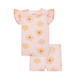 Magnetic Me Put on Your Sunnies Modal Ruffle Short Sleeve Short Pajamas