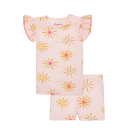 Magnetic Me Put on Your Sunnies Modal Ruffle Short Sleeve Short Pajamas