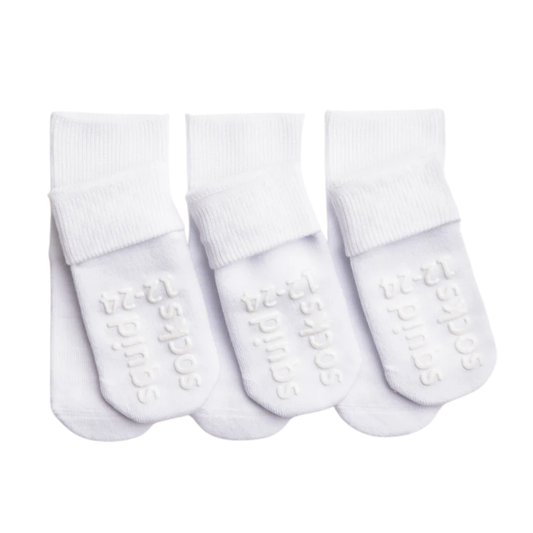 Squid Socks Squid Non-Slip Silicone Grip Baby Socks | Dove