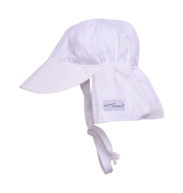 Original Flap Hat with Ties UPF 50+  | White
