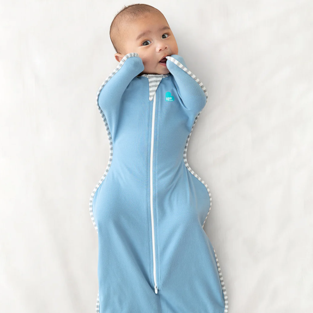 Love to Dream Swaddle UP Original 1.0 TOG Zip-Up Swaddle | Dusty Blue