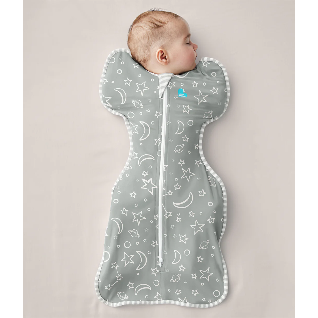 Love to Dream Swaddle UP Bamboo  Zip-Up Swaddle | Olive Stars and Moon