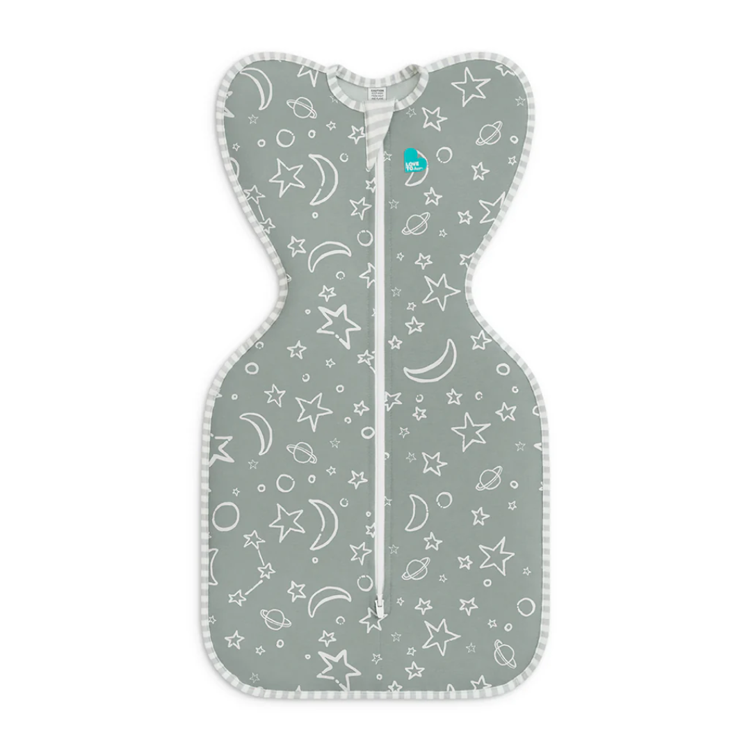 Love to Dream Swaddle UP Bamboo  Zip-Up Swaddle | Olive Stars and Moon
