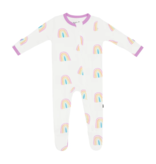 Kyte Baby Kyte Bamboo Zippered Footie | Poi Rainbow