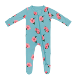 Kyte Baby Kyte Bamboo Zippered Footie | Hibiscus
