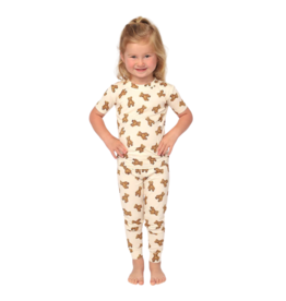 Southern Slumber Teddy Bear Two Piece Bamboo PJ Set