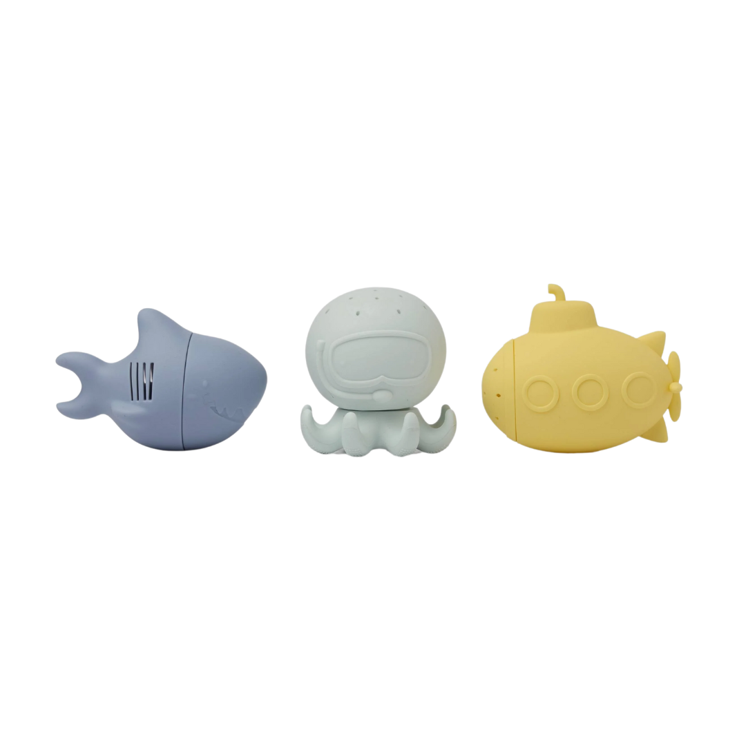 Loulou Lollipop Ocean Wonders Silicone Bath Toy Set