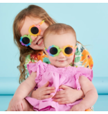 Babiators Flower Power Kids UV Sunglasses | Smoke Lenses | 0-2 years
