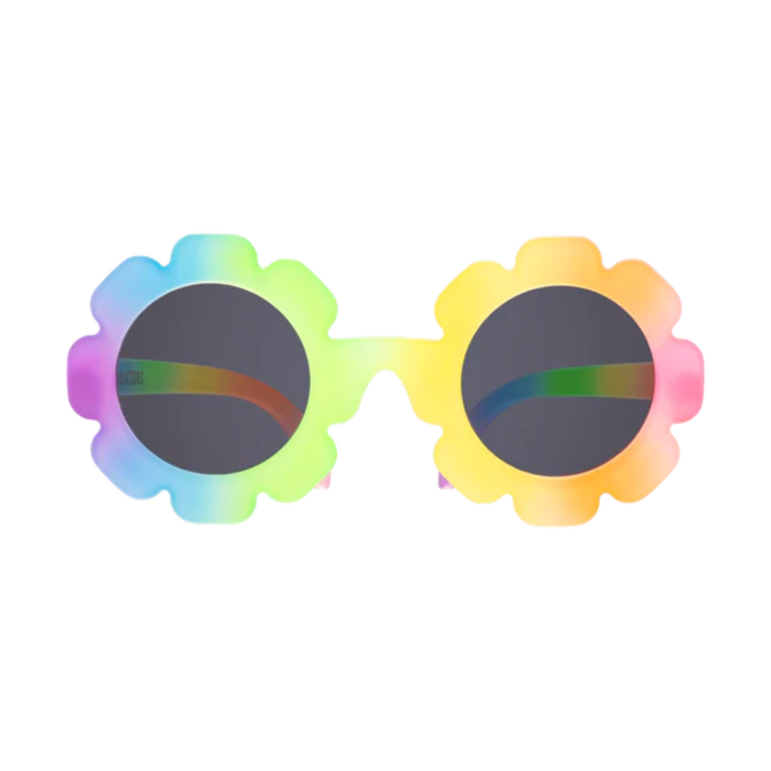 Babiators Flower Power Kids UV Sunglasses | Smoke Lenses | 0-2 years