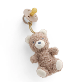 Itzy Ritzy Bitzy Pal Natural Rubber Pacifier and Plush Toy | Bear
