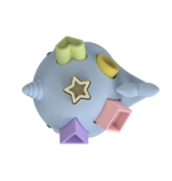 Jellystone Designs Narwhal Shape Sorter | Pastel