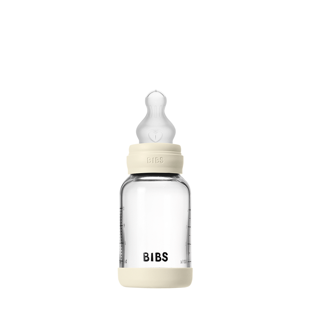 BIBS BIBS Anti-Colic Baby Glass Bottle Complete Set 110ml