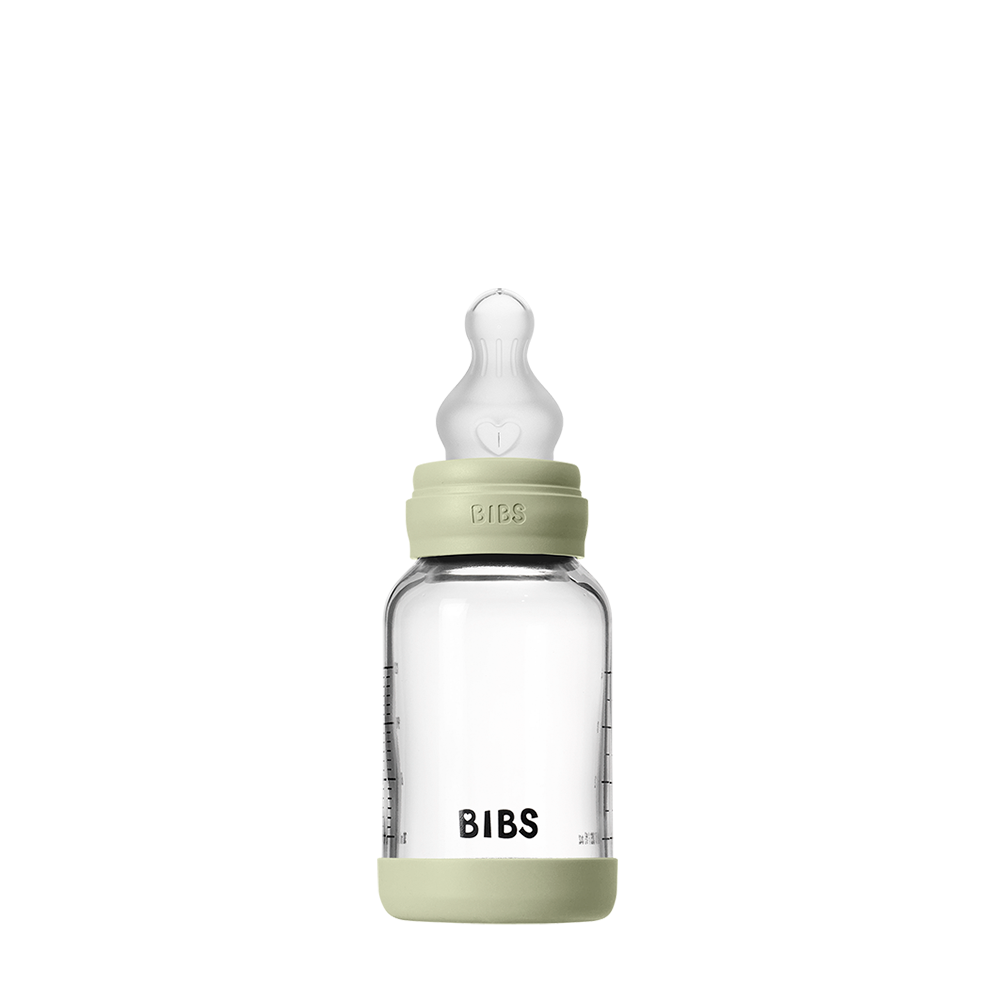 BIBS BIBS Anti-Colic Baby Glass Bottle Complete Set 110ml