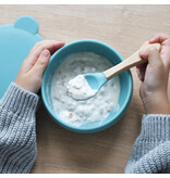 MinikOiOi Bowly Silicone Suction Bowl with Lid| River Green