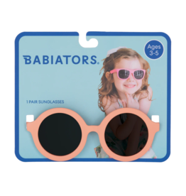 Babiators Peach Euro Round Kids UV Sunglasses | Hangtag (0-2yr)