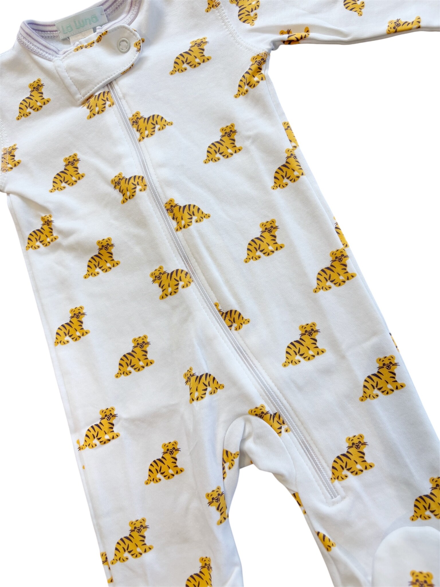 Lulu Bebe LSU Tigers Pima Footie