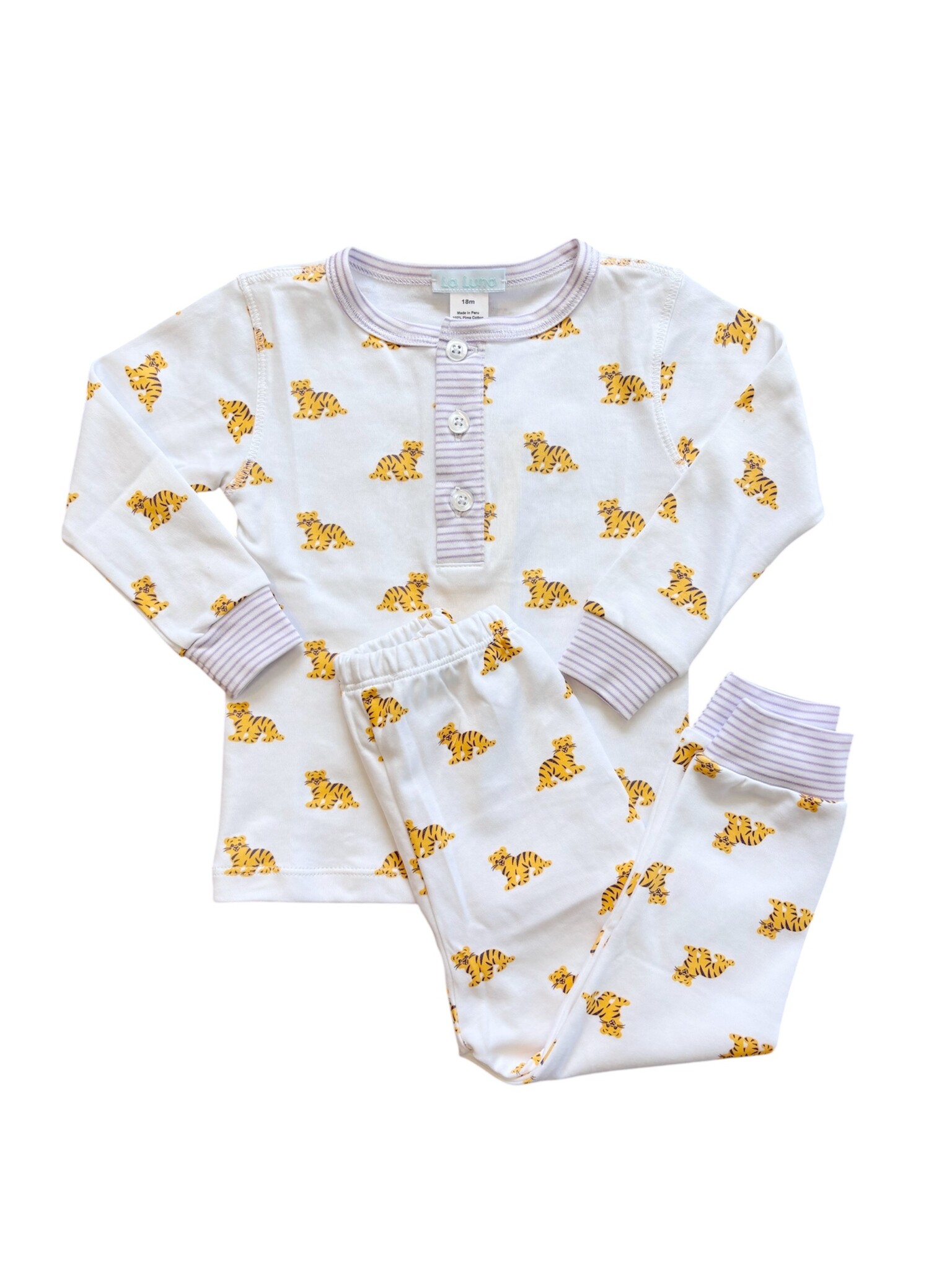 Lulu Bebe LSU Tigers Pima Toddler Pajamas