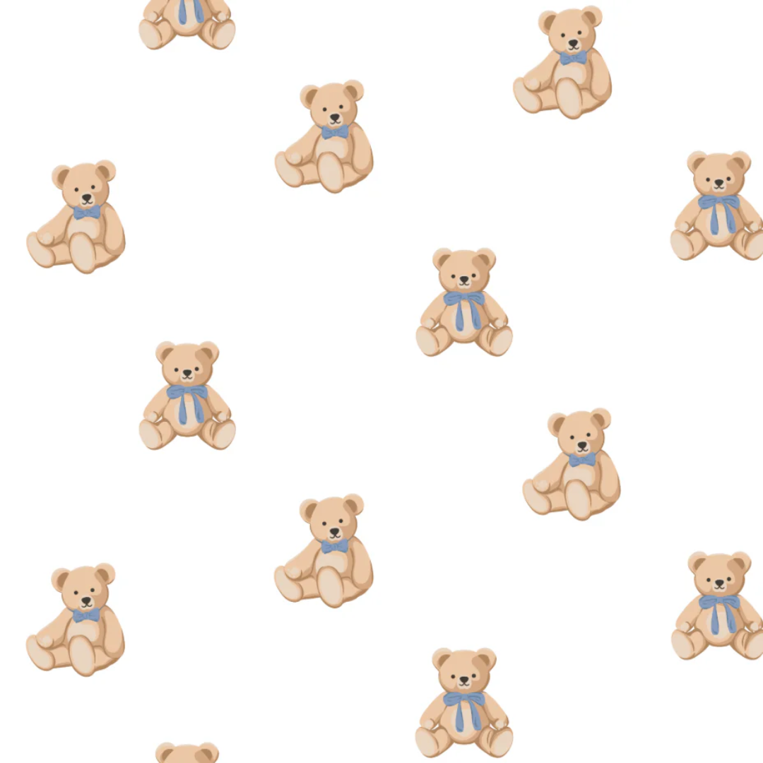 Kyte Baby Kyte Baby Bamboo Zippered Footie | Teddy Bear