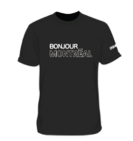 Osheaga T-shirt noir OSHEAGA 2022 bonjour Mtl