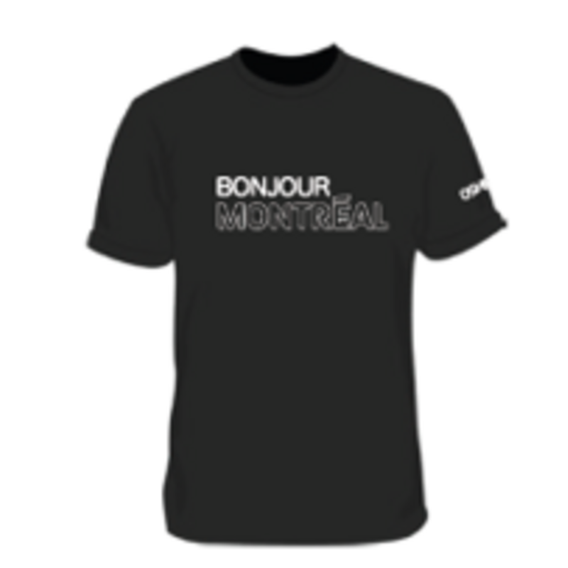 Osheaga OSHEAGA 2022 Bonjour Mtl Black T-Shirt