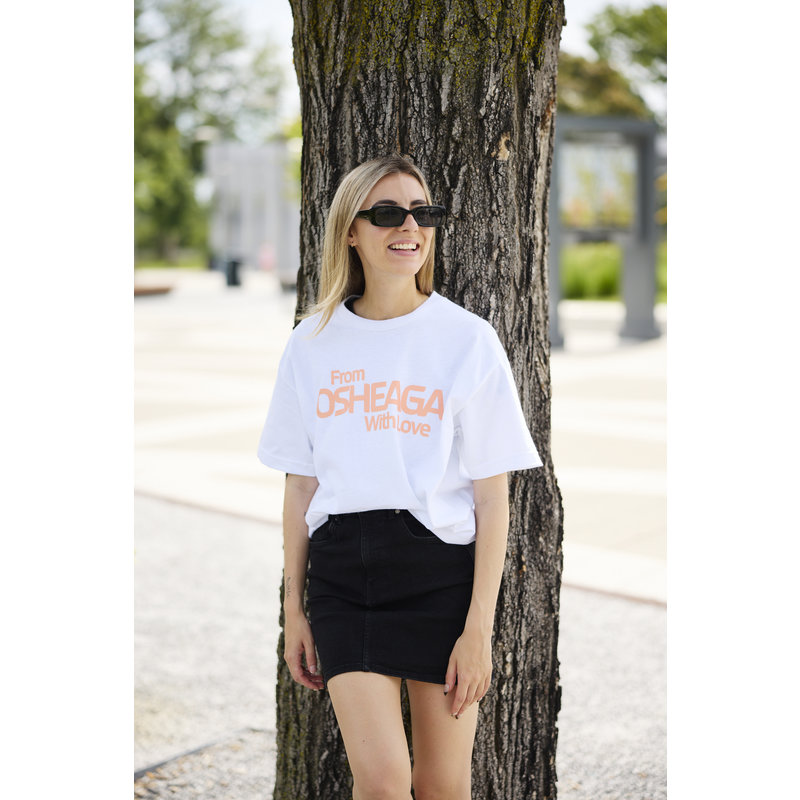 Peace Collective T-shirt Peace Collective "From OSHEAGA With Love" Blanc