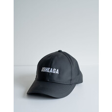 Noisy May OSHEAGA Black Reflective Leather Cap