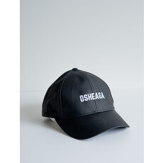 Noisy May OSHEAGA Black Reflective Leather Cap