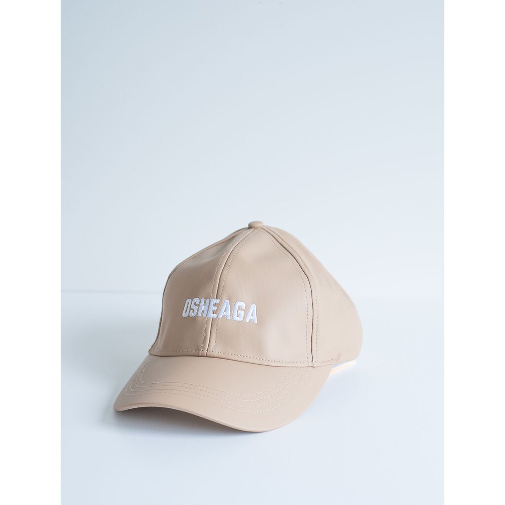 Noisy May OSHEAGA Reflective Brown Leather Cap