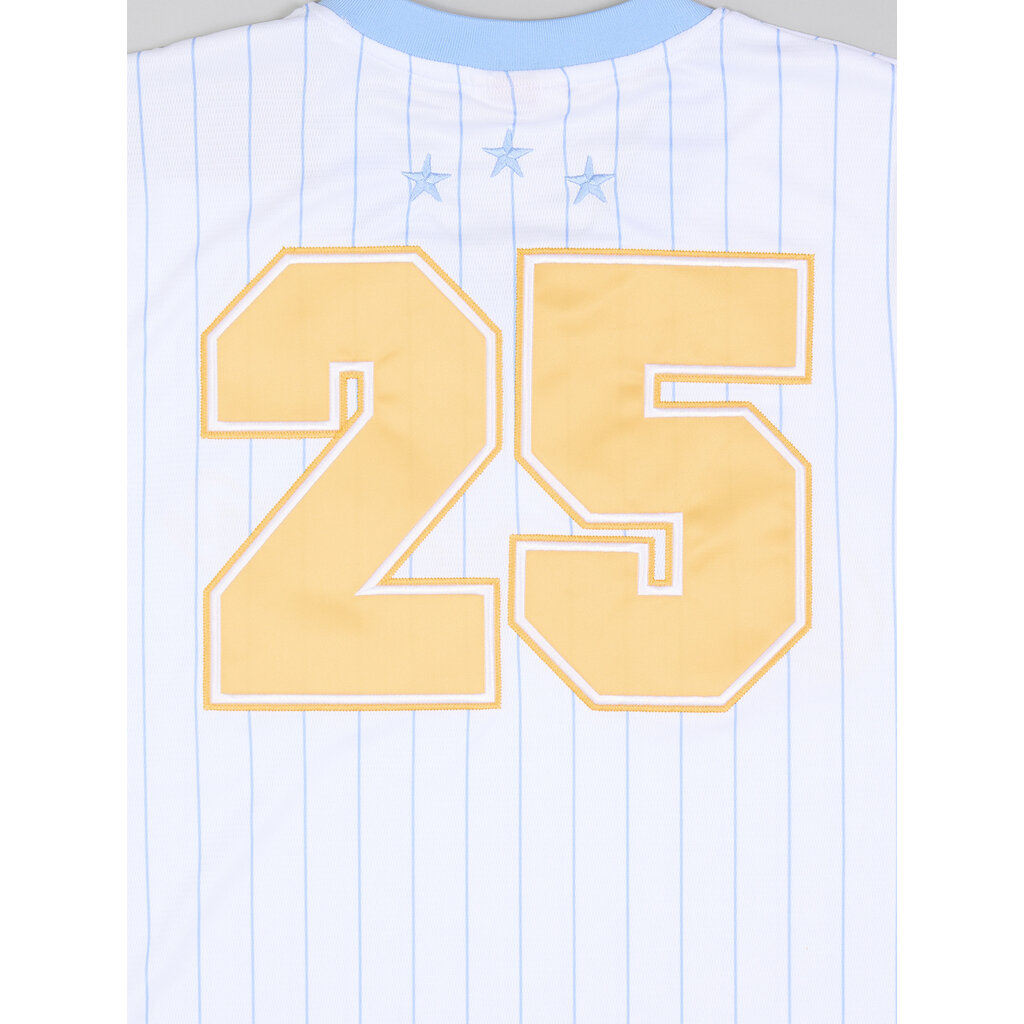 Tricolore Sports Chandail de baseball rayé v-neck Osheaga 25