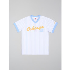 Tricolore Sports Chandail de baseball rayé v-neck Osheaga 25