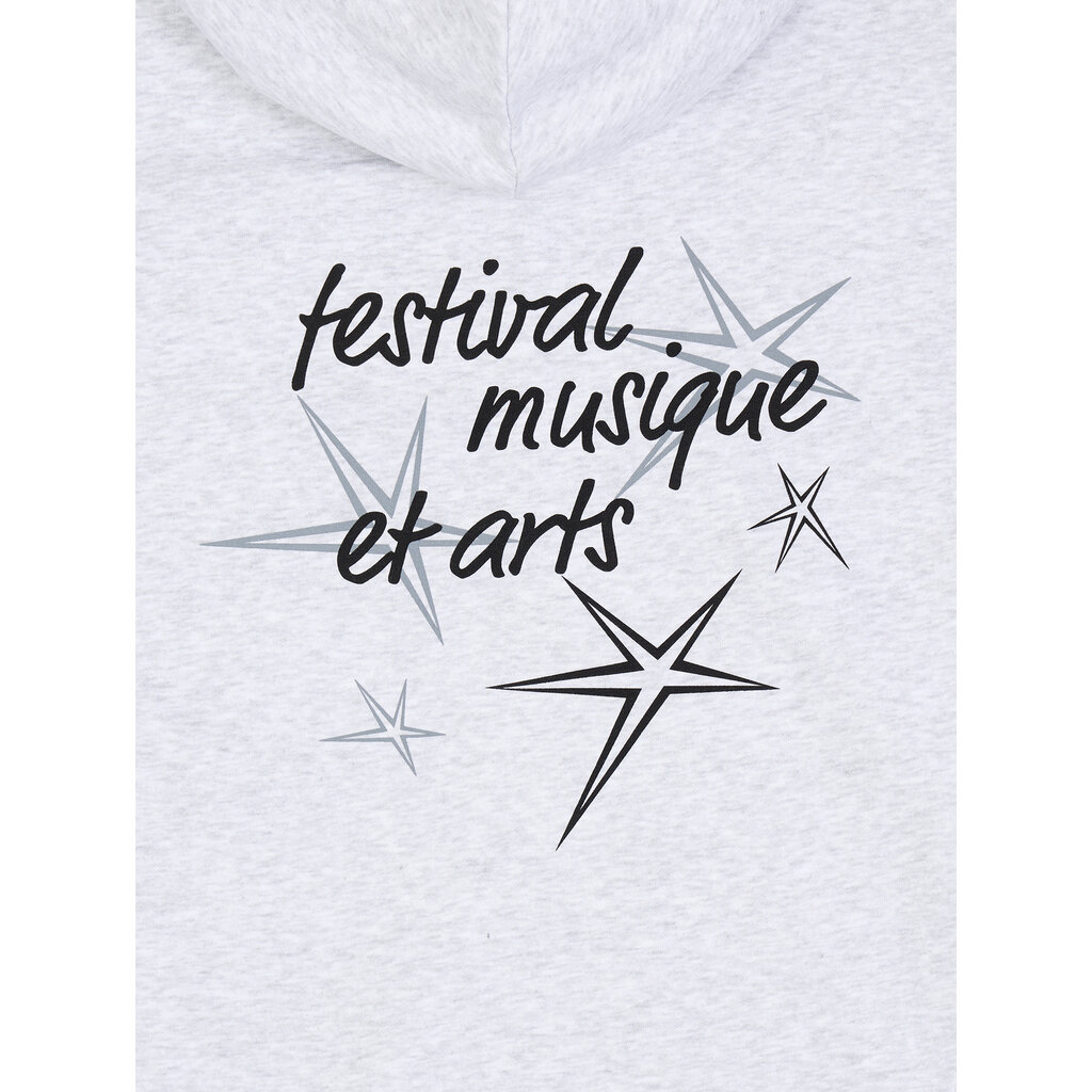 Osheaga Ouaté à capuchon 1/2 zip "étoiles" OSHEAGA