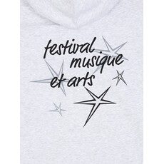 Osheaga Ouaté à capuchon 1/2 zip "étoiles" OSHEAGA