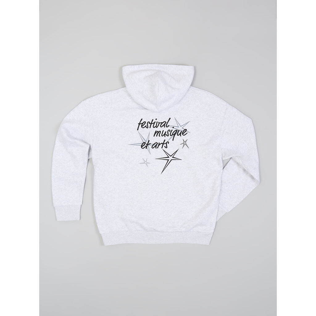 Osheaga Ouaté à capuchon 1/2 zip "étoiles" OSHEAGA