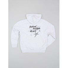 Osheaga Ouaté à capuchon 1/2 zip "étoiles" OSHEAGA