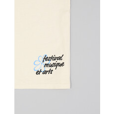 Osheaga T-shirt "Script" fleuri beige OSHEAGA