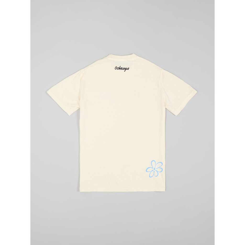 Osheaga OSHEAGA Beige Flower Script T-Shirt